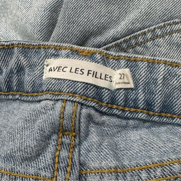 Avec Les Filles Blue Cutoff Denim Shorts Women’s 27 - Picture 4 of 4